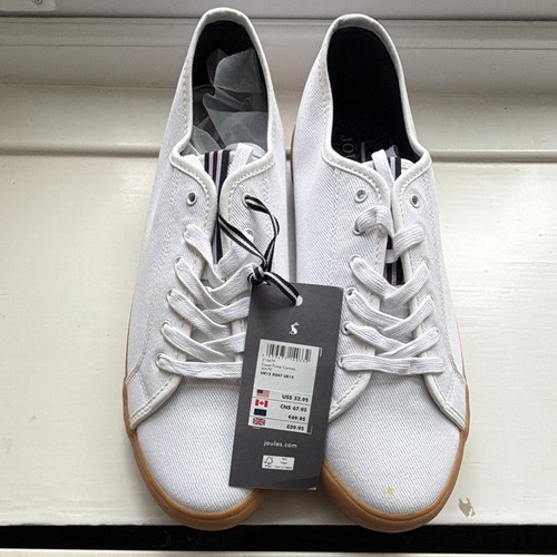 Joules men white canvas - men's,