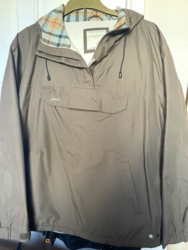Joules beige hooded anorak - beige,