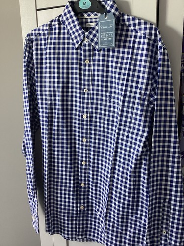 Joules mens blue check shirt - joules,