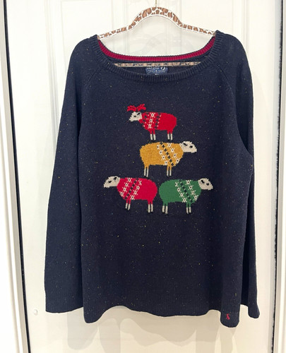 Joules navy sheep motif - sheep,