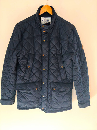 Joules hawksfield navy quilted - joules,