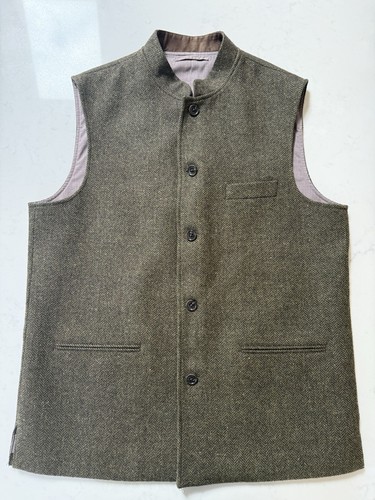 Joules men tweed green gilèt - men,