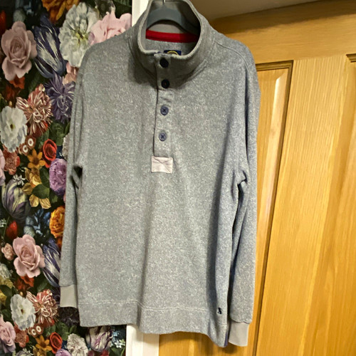 Joules mens grey high neck - joules,